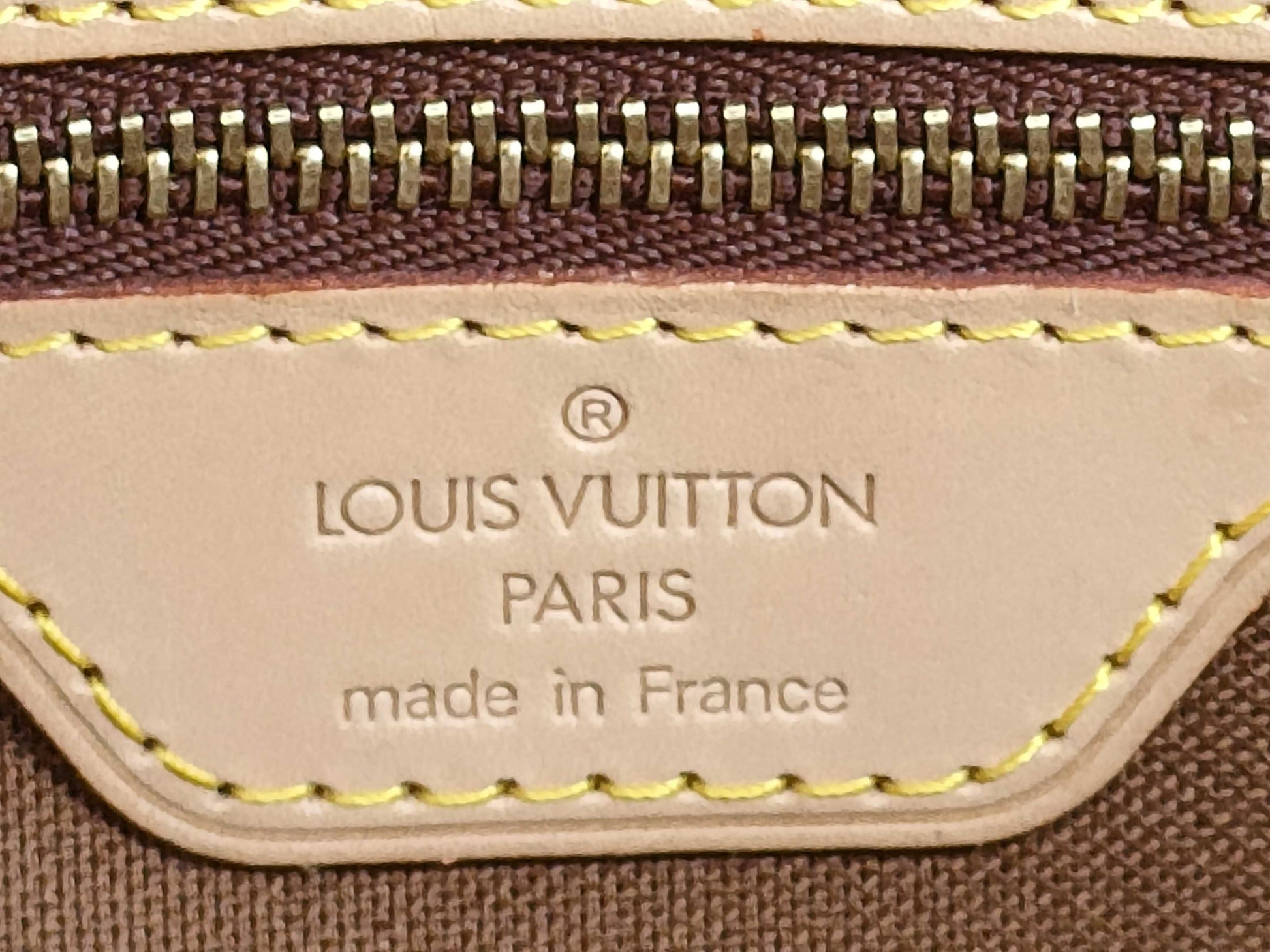 LOUIS VUITTON Monogram M51148 Cabas Piano Tote Bag