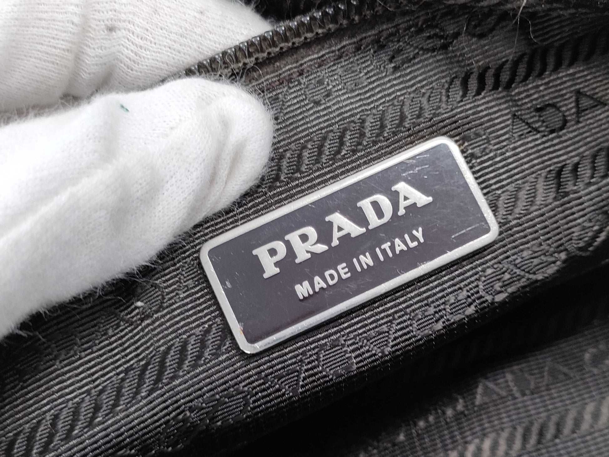 PRADA nylon shoulder bag