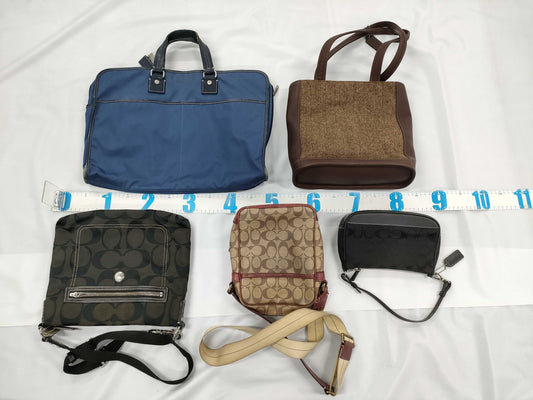 COACH Signature Shoulder Bags/Totes/Business Bags, etc. 5-Piece Set