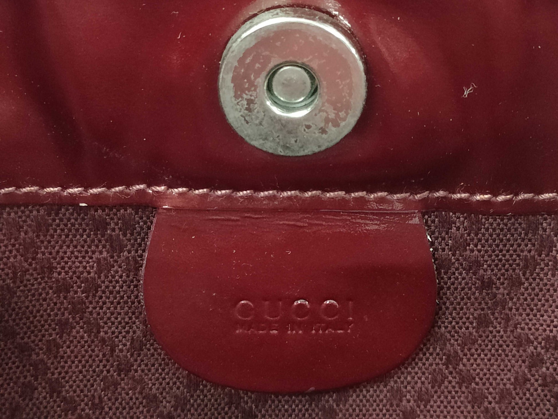 GUCCI 002 1817 0402 enamel / Burberry Nova handbag / Herve Chapelier nylon tote bag