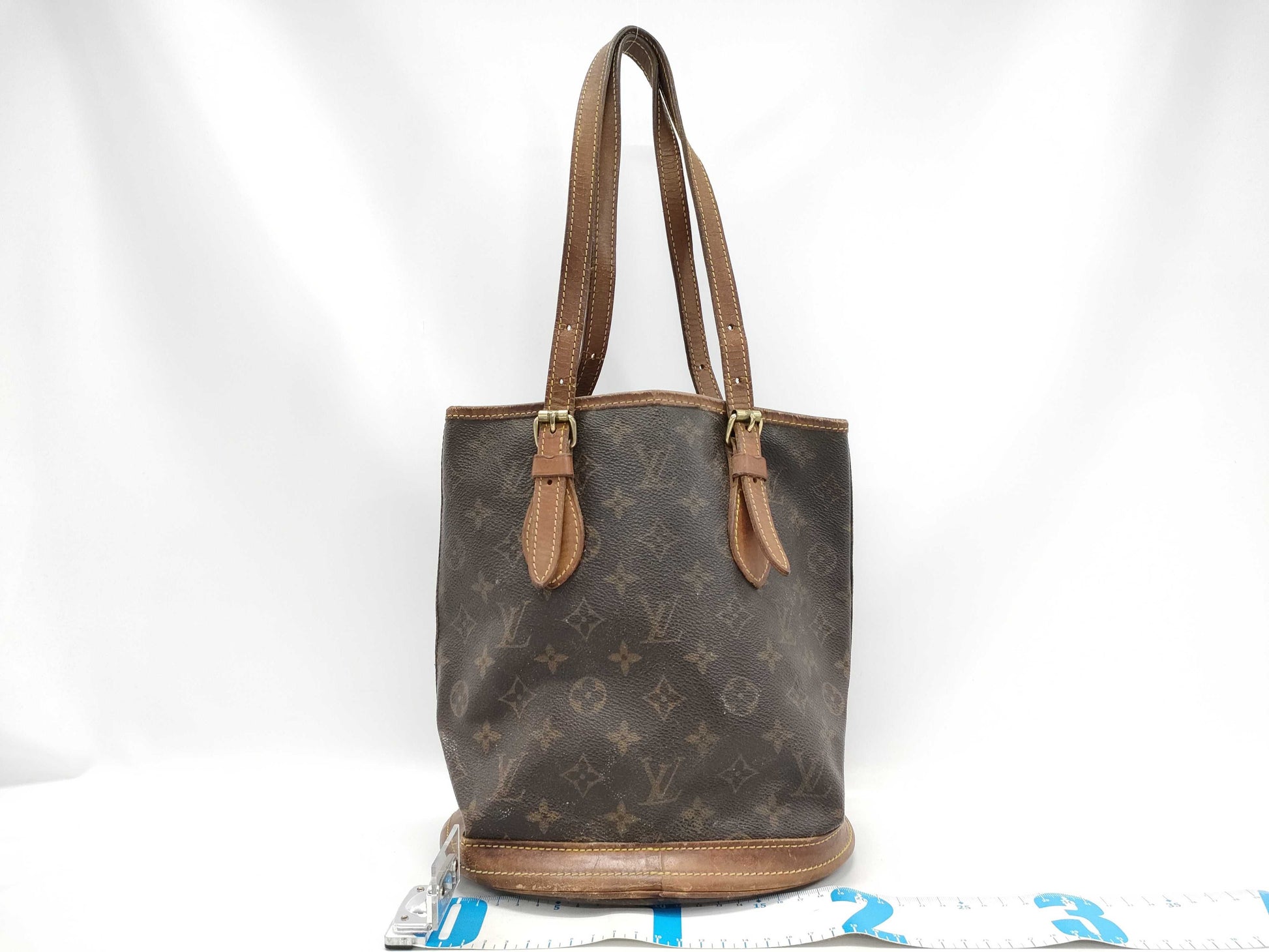 LOUIS VUITTON Monogram Bucket Tote Bag