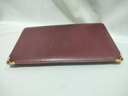 Cartier Must Must Line Bordeaux Long Wallet
