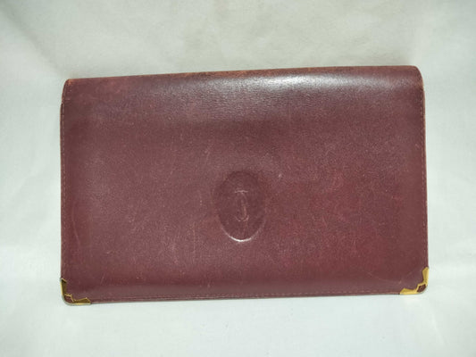 Cartier Must Must Line Bordeaux Long Wallet