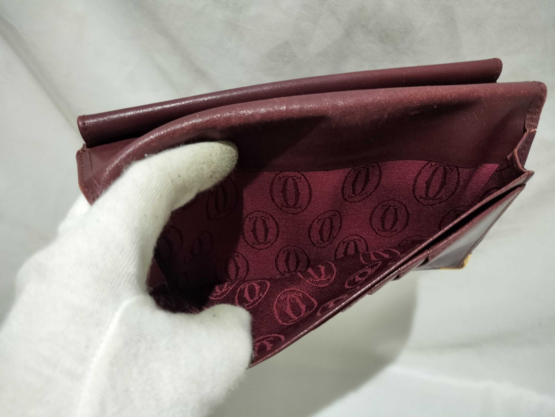 Cartier Must Must Line Bordeaux Long Wallet
