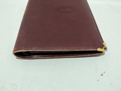 Cartier Must Must Line Bordeaux Long Wallet