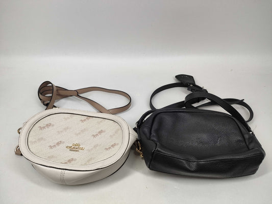 COACH/Agnès b. Leather Shoulder Bag *2 pieces Shoulder Bag
