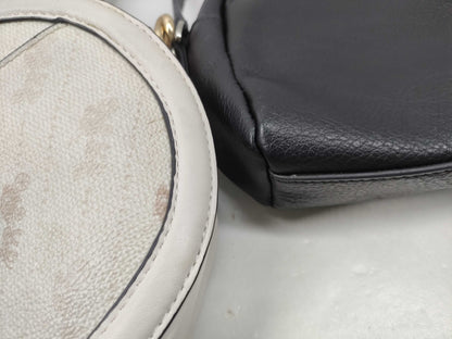 COACH/Agnès b. Leather Shoulder Bag *2 pieces Shoulder Bag