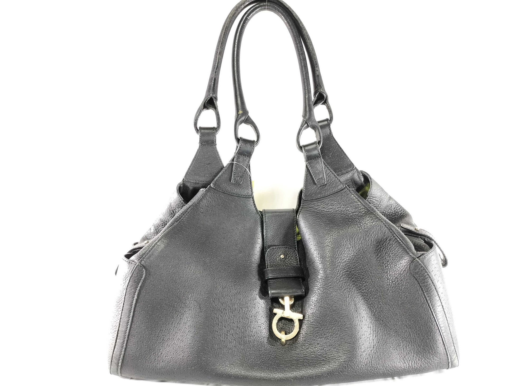 Salvatore Ferragamo Leather Tote DH-21 5385 Tote Bag
