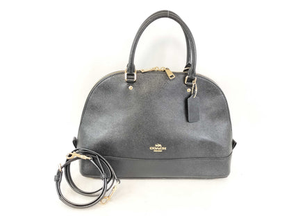 COACH 2-way black handbag