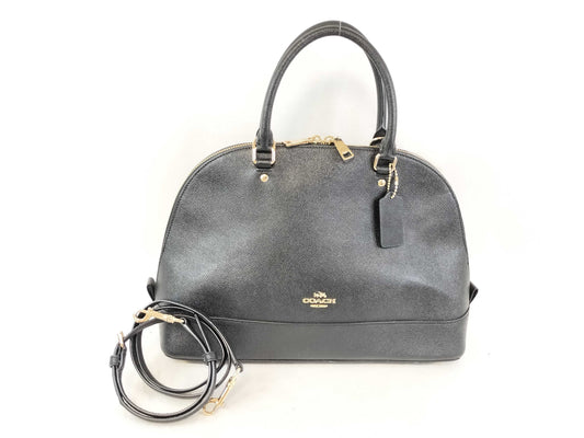 COACH 2-way black handbag