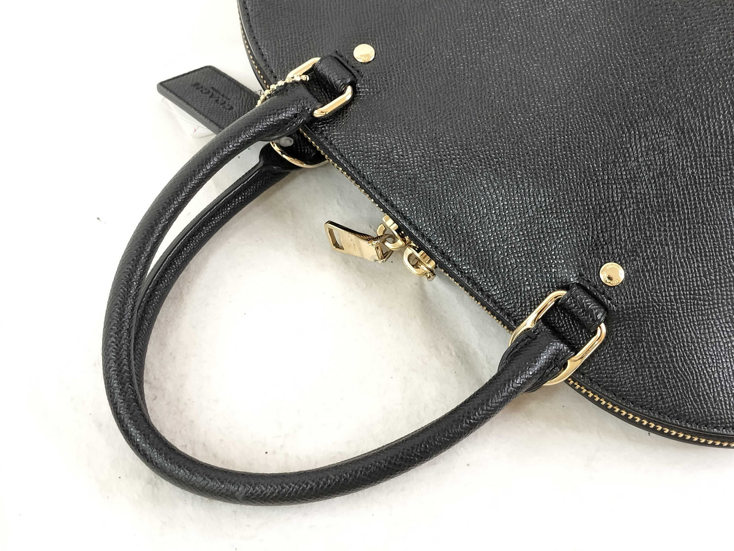 COACH 2-way black handbag
