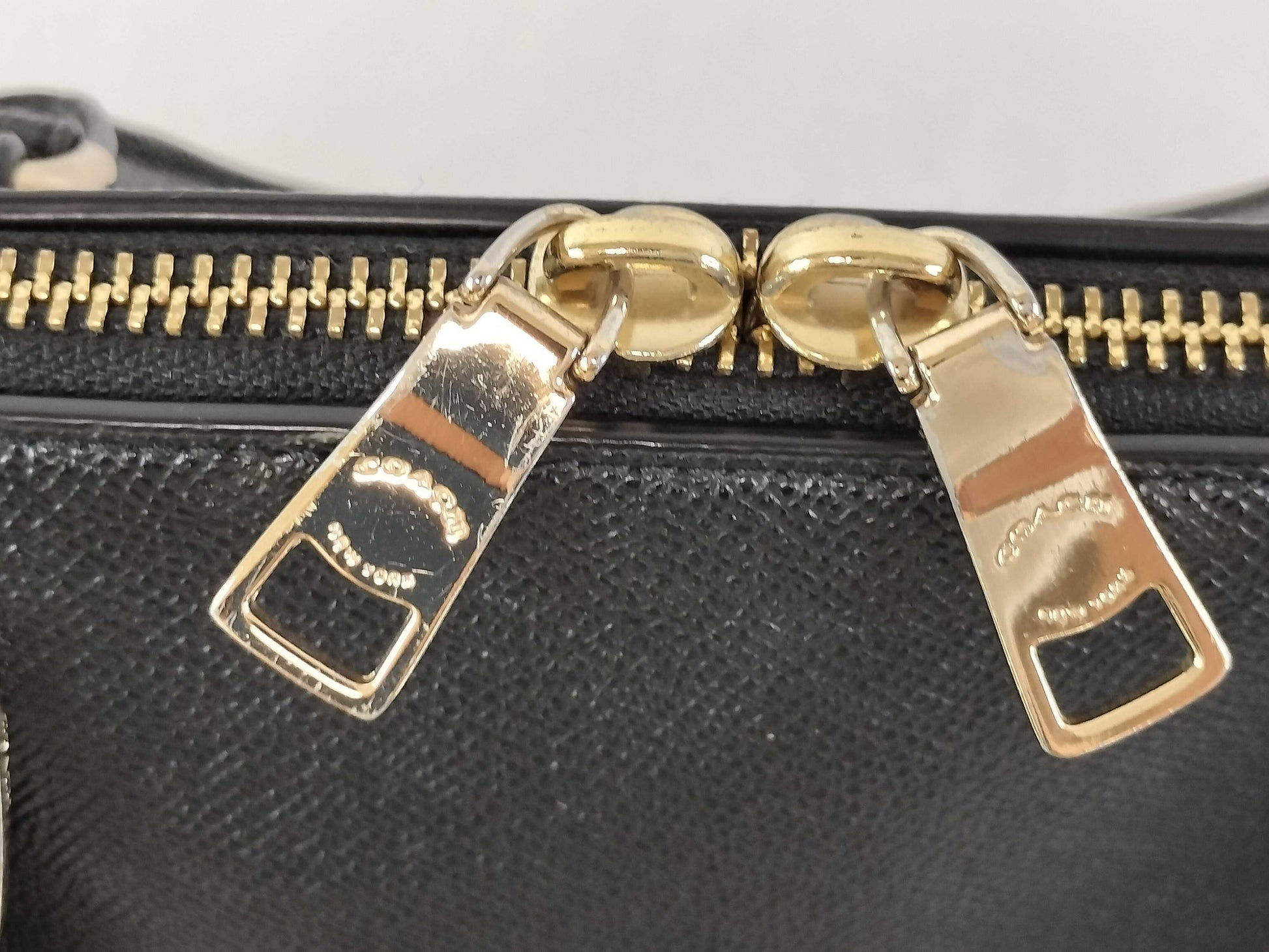 COACH 2-way black handbag