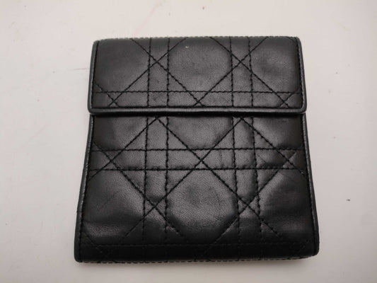 Dior Cannage Compact Wallet