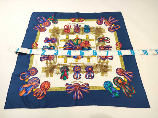 HERMES Carre LES RUBANS du cheval scarf