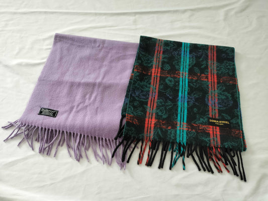 BURBERRY Scarf 100% Burberry Cashmere / Sonia Rykiel Scarf