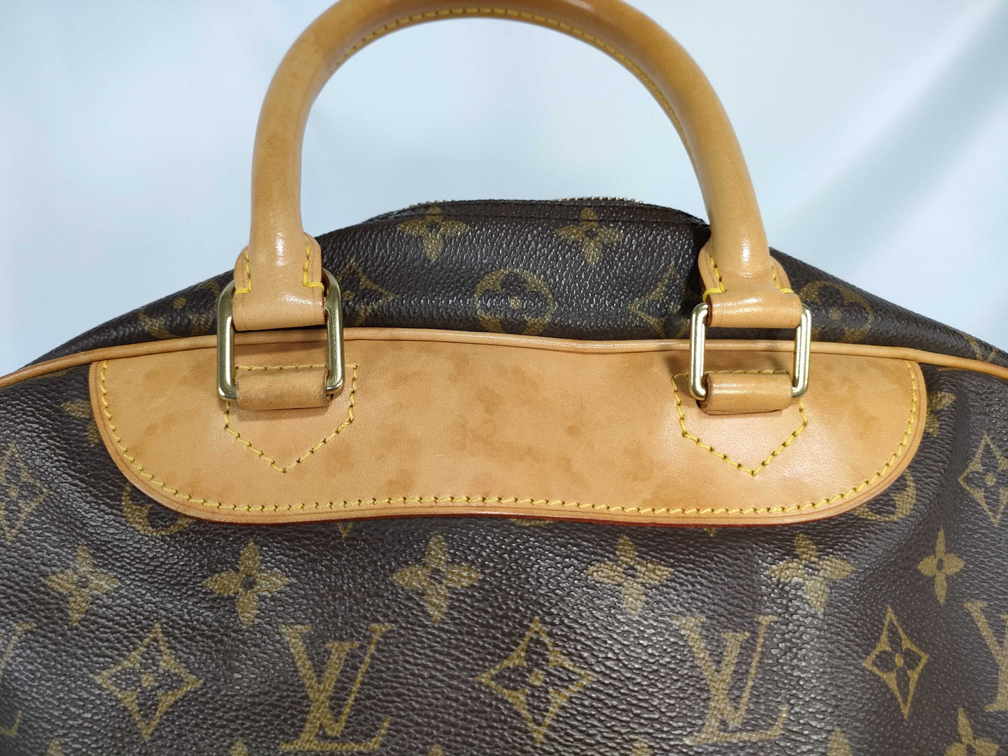 LOUIS VUITTON [Serial Number] RFID Unverifiable Monogram Deauville Handbag