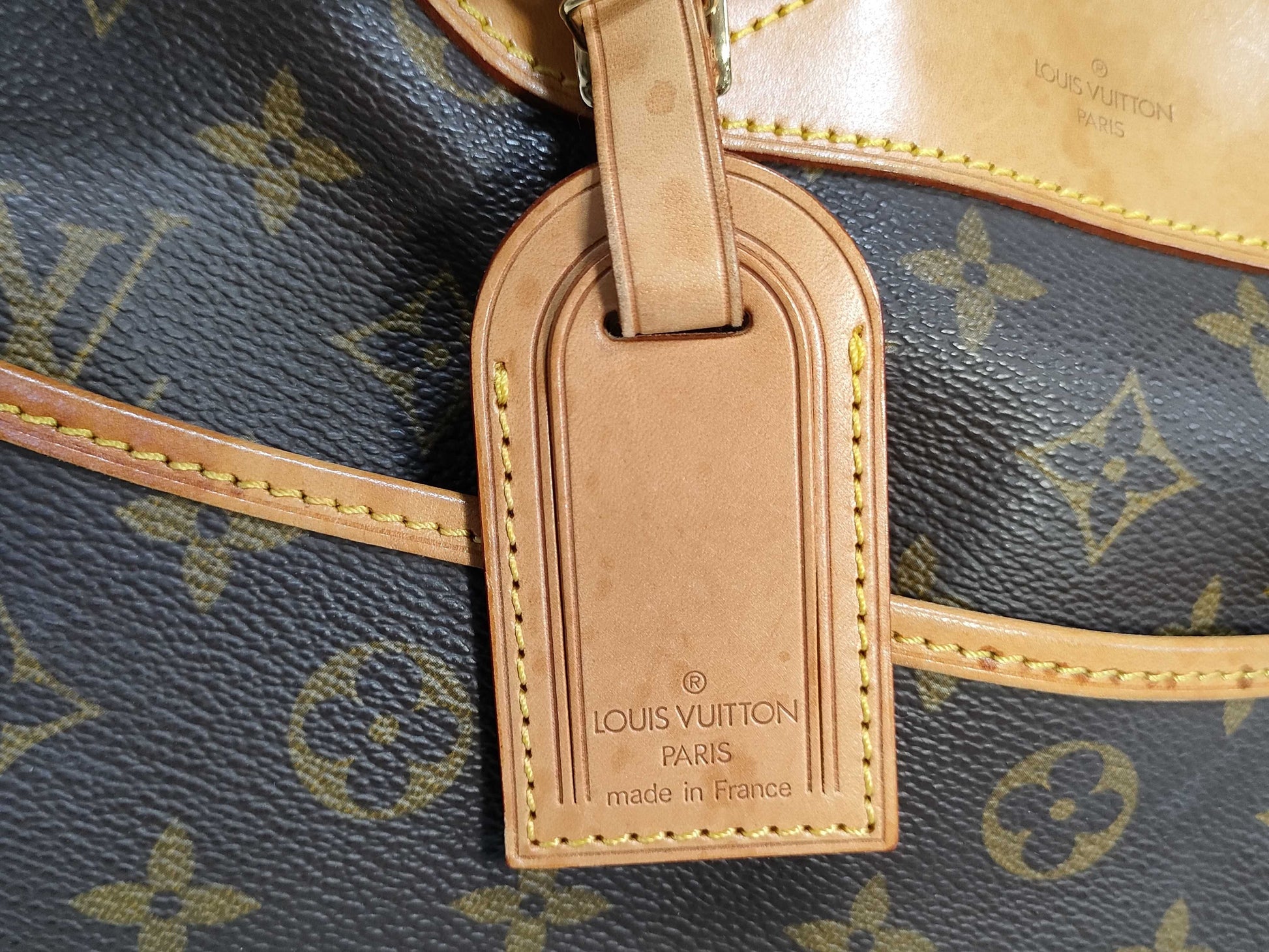 LOUIS VUITTON [Serial Number] RFID Unverifiable Monogram Deauville Handbag