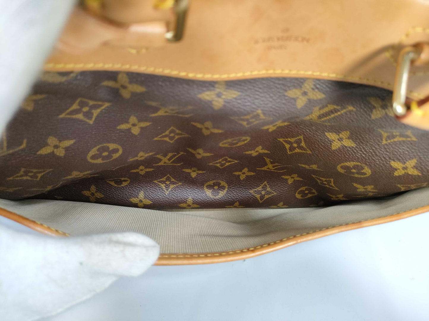 LOUIS VUITTON [Serial Number] RFID Unverifiable Monogram Deauville Handbag
