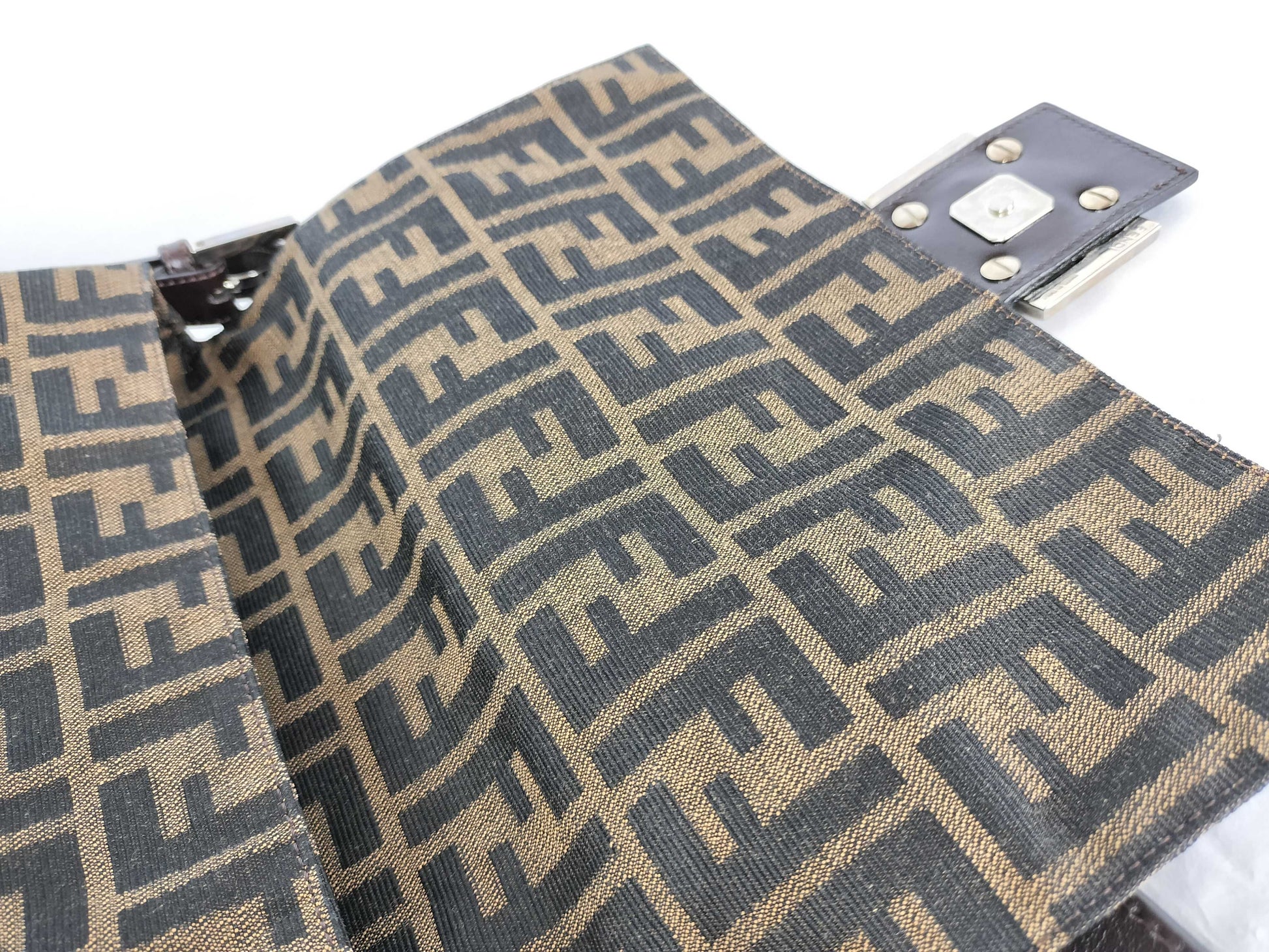 FENDI Zucca Mamma Shoulder Bag