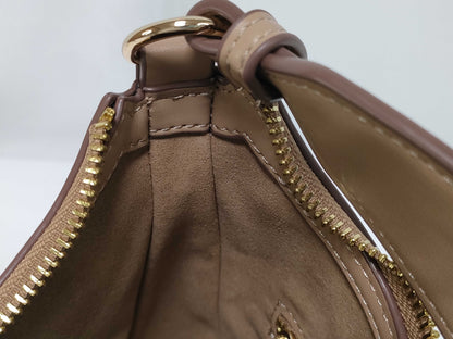 Stella McCartney Leather 2-Way Brown Shoulder Bag