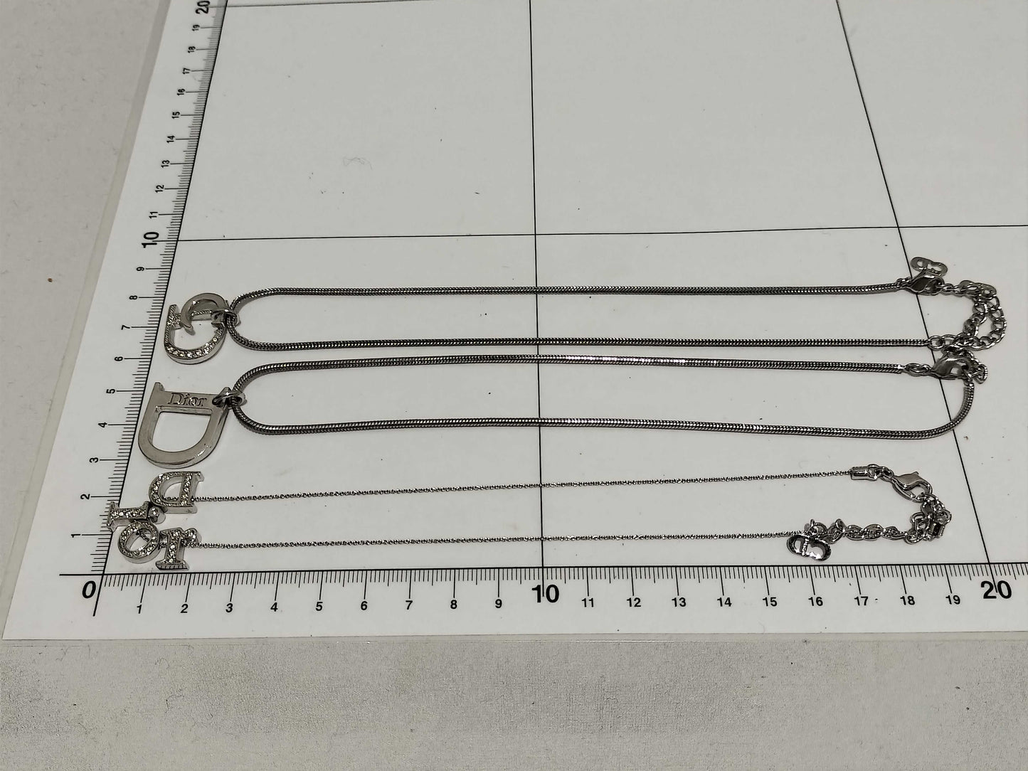 Dior 3-piece necklace
