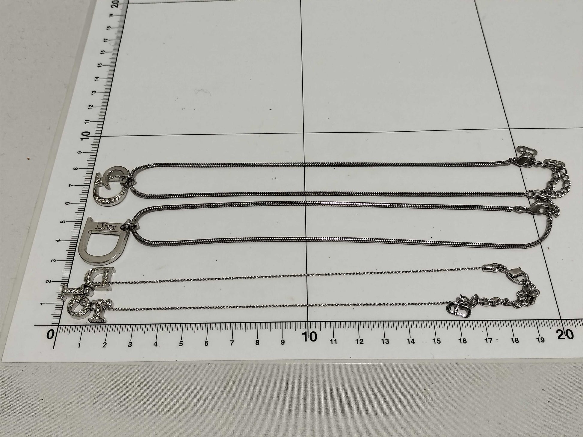 Dior 3-piece necklace