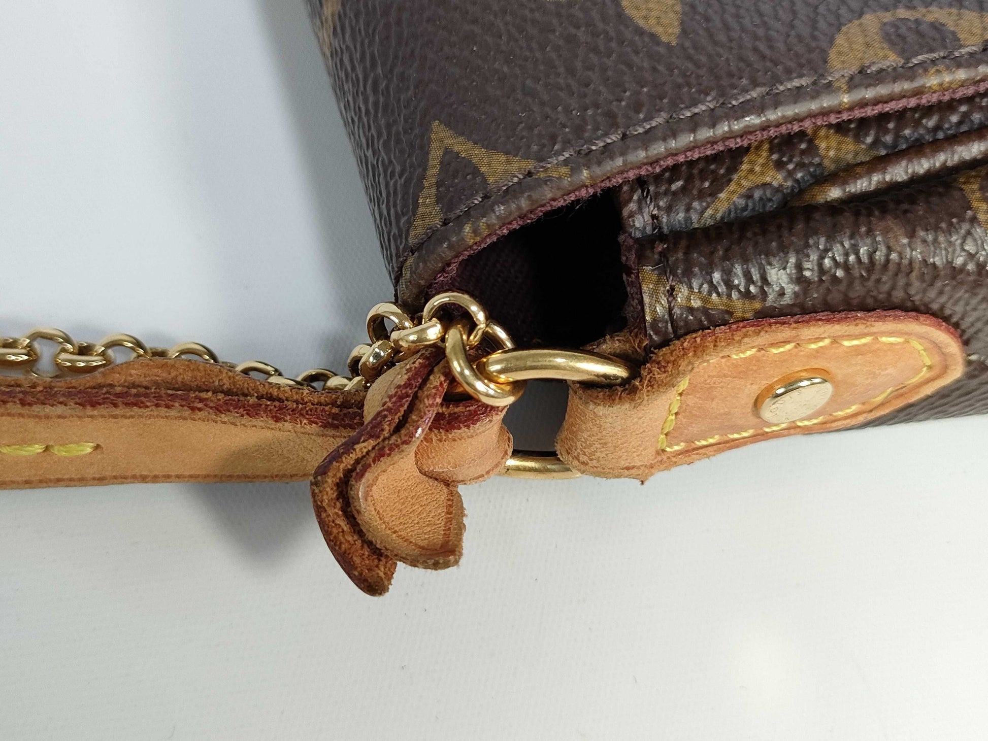 LOUIS VUITTON [Serial Number] RFID Unverified Monogram M40717 Favorite PM Shoulder Bag