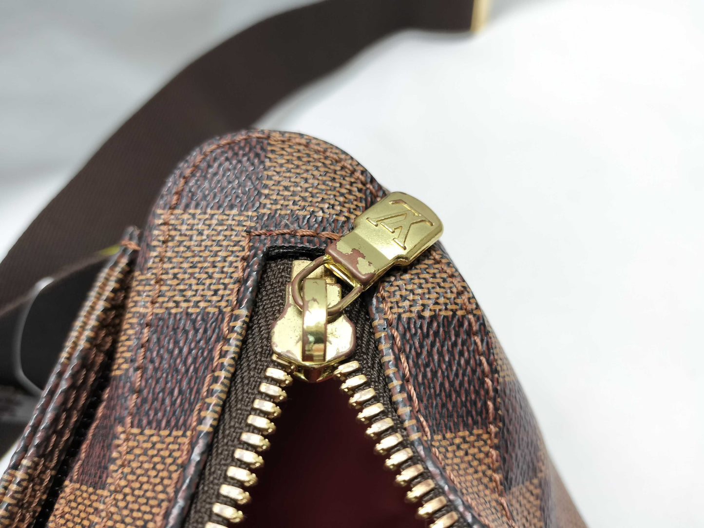 LOUIS VUITTON CA0063 Damier Damier Geronimos Shoulder Bag