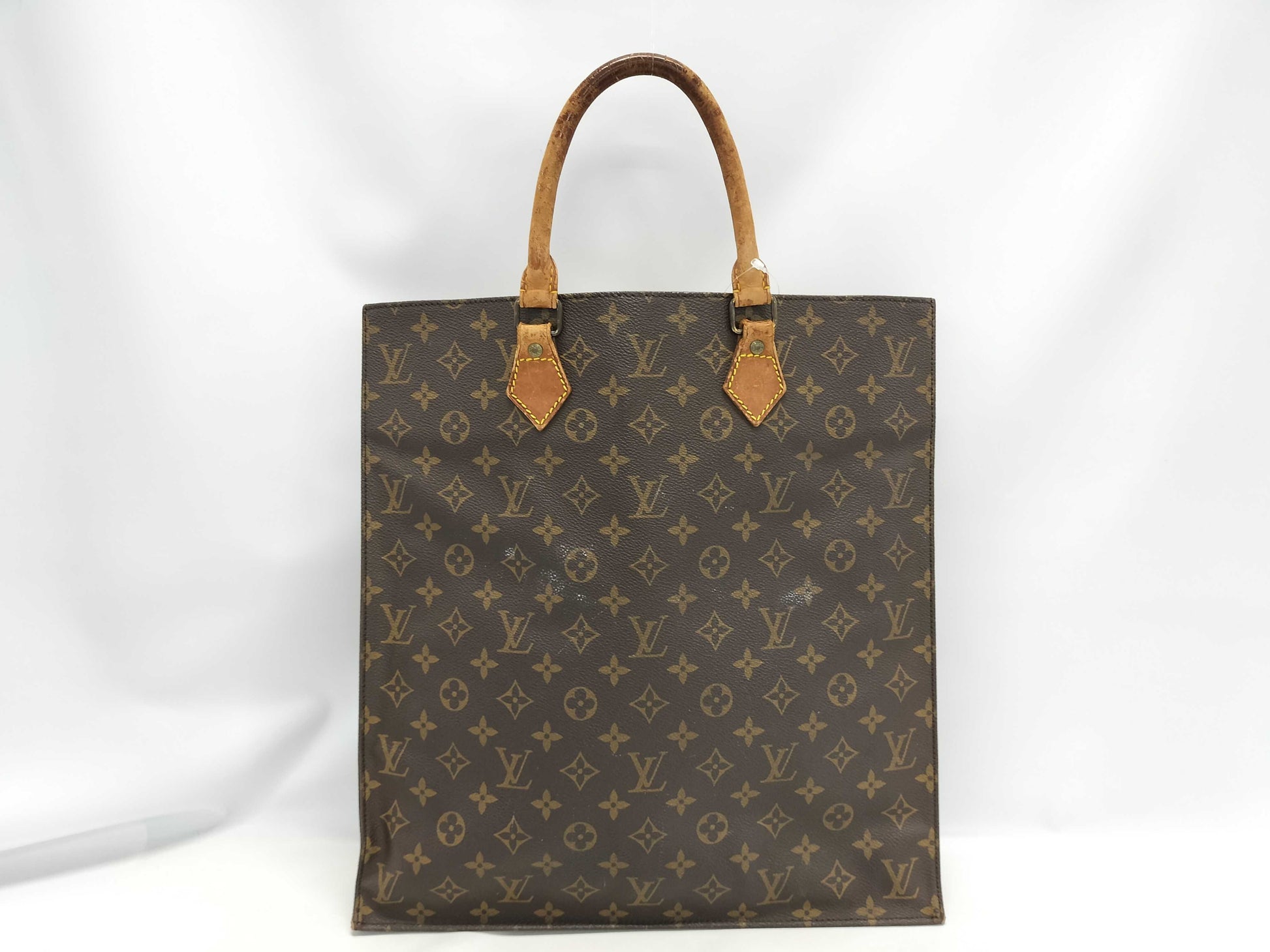 LOUIS VUITTON Monogram M51140 Sac Plat Tote Bag