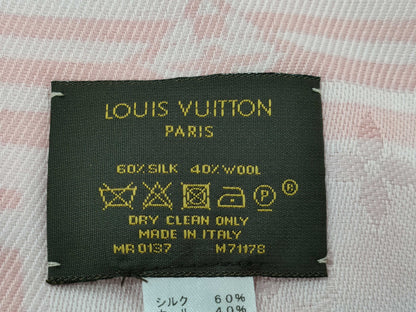 LOUIS VUITTON Monogram Large Stole Pink Other Accessories