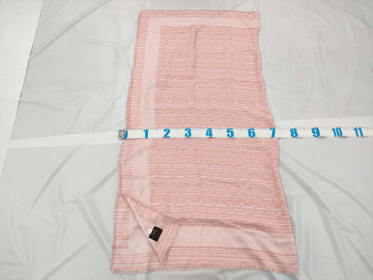 LOUIS VUITTON Monogram Large Stole Pink Other Accessories