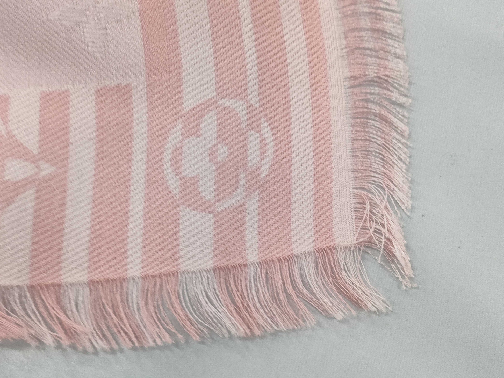 LOUIS VUITTON Monogram Large Stole Pink Other Accessories