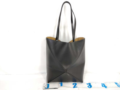 LOEWE Puzzlefold/Tote/Black/Large Tote Bag