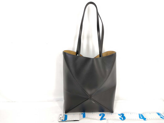 LOEWE Puzzlefold/Tote/Black/Large Tote Bag