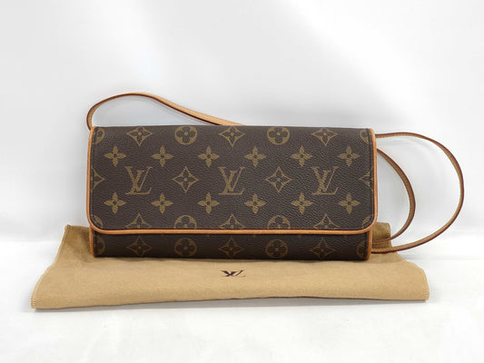 LOUIS VUITTON Monogram Pochette Twin GM Shoulder Bag