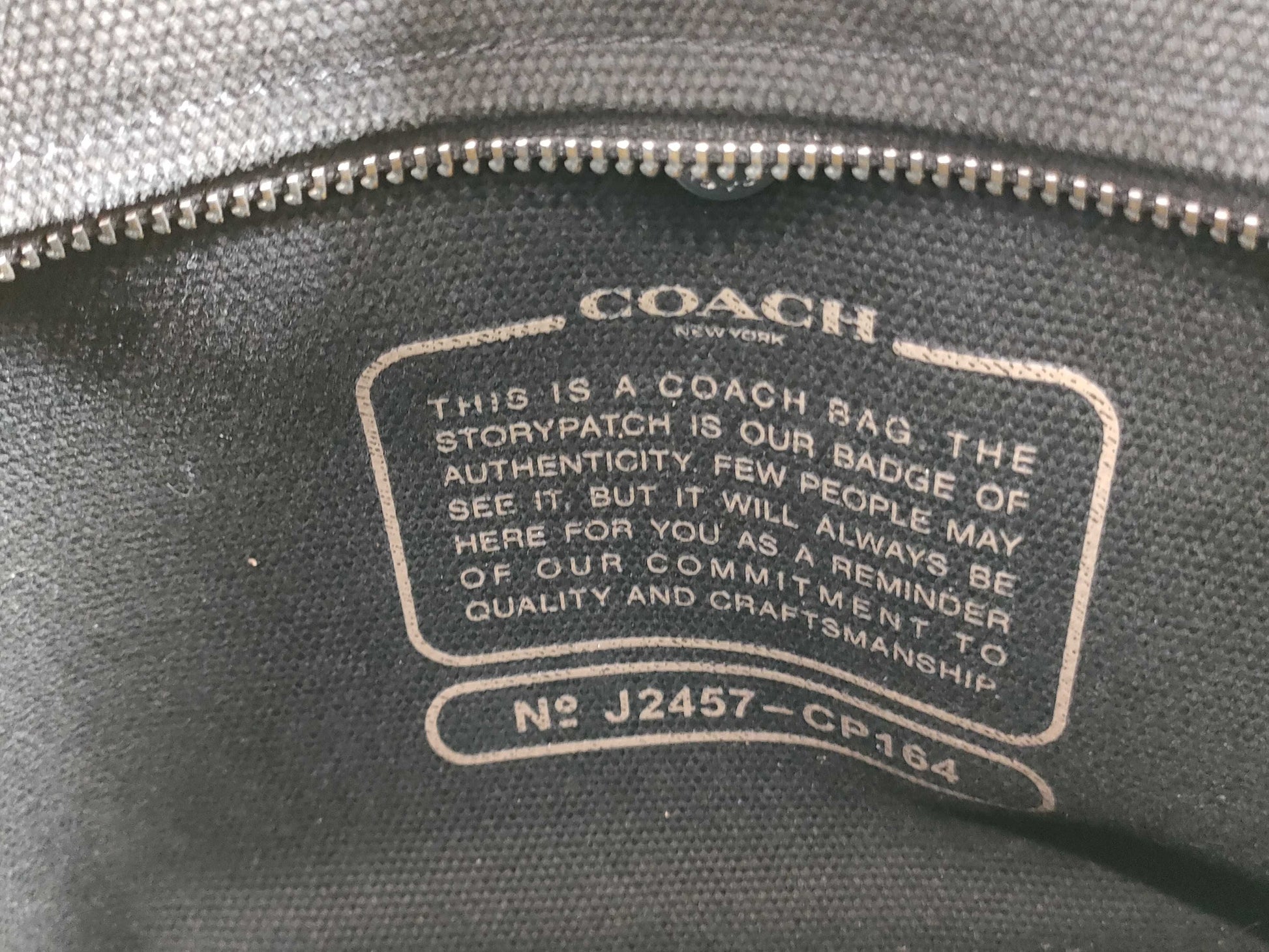 COACH CP164 handbag