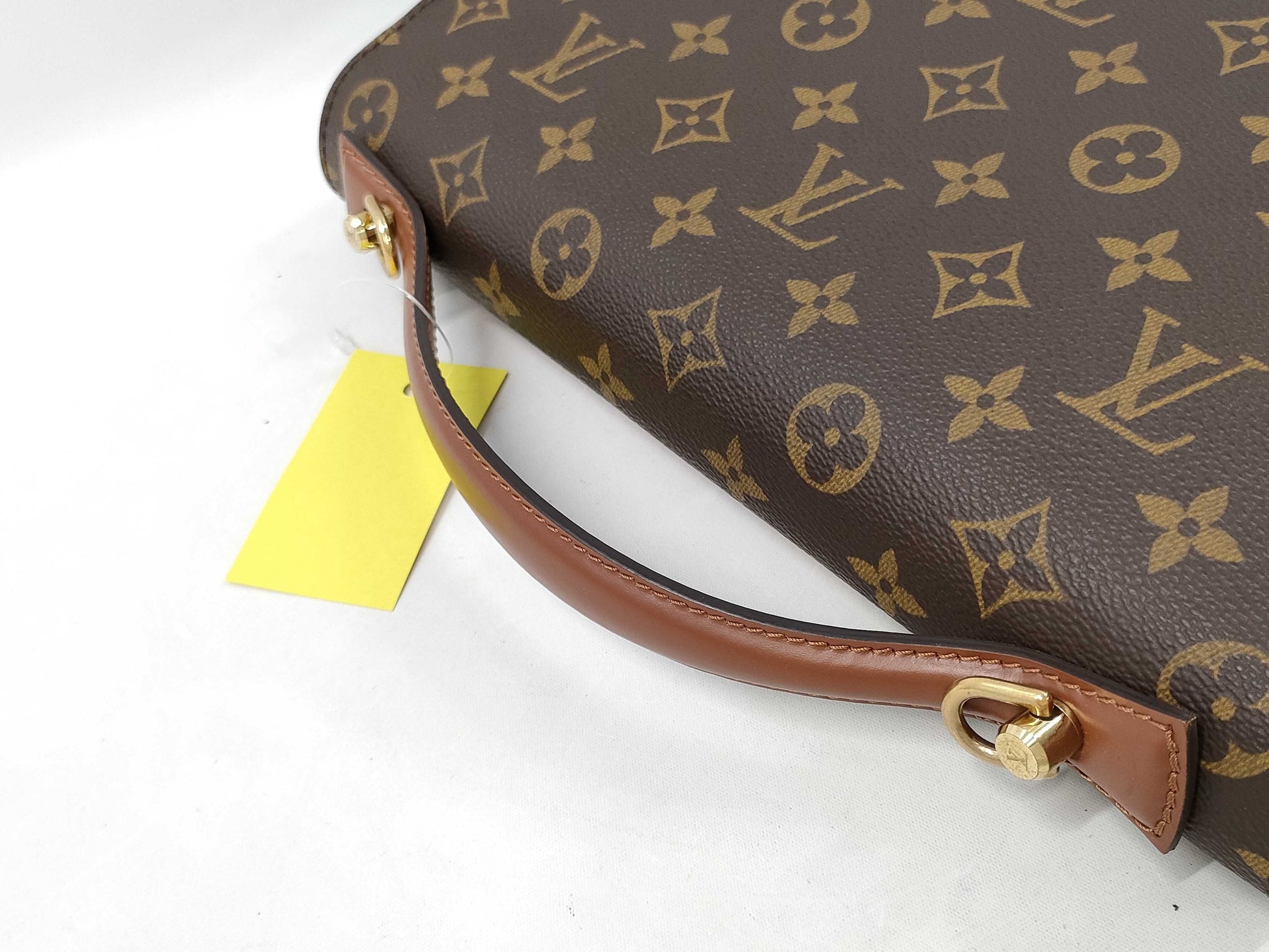 LOUIS VUITTON Monogram Porte-Document Bandouliere Handbag with Deteriorated Pockets