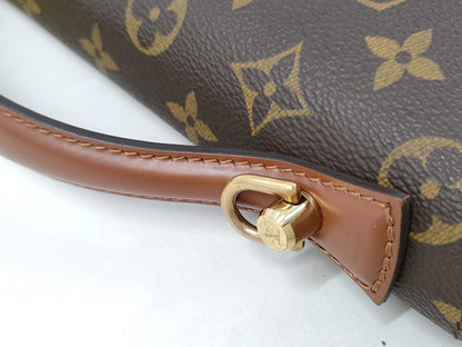 LOUIS VUITTON Monogram Porte-Document Bandouliere Handbag with Deteriorated Pockets
