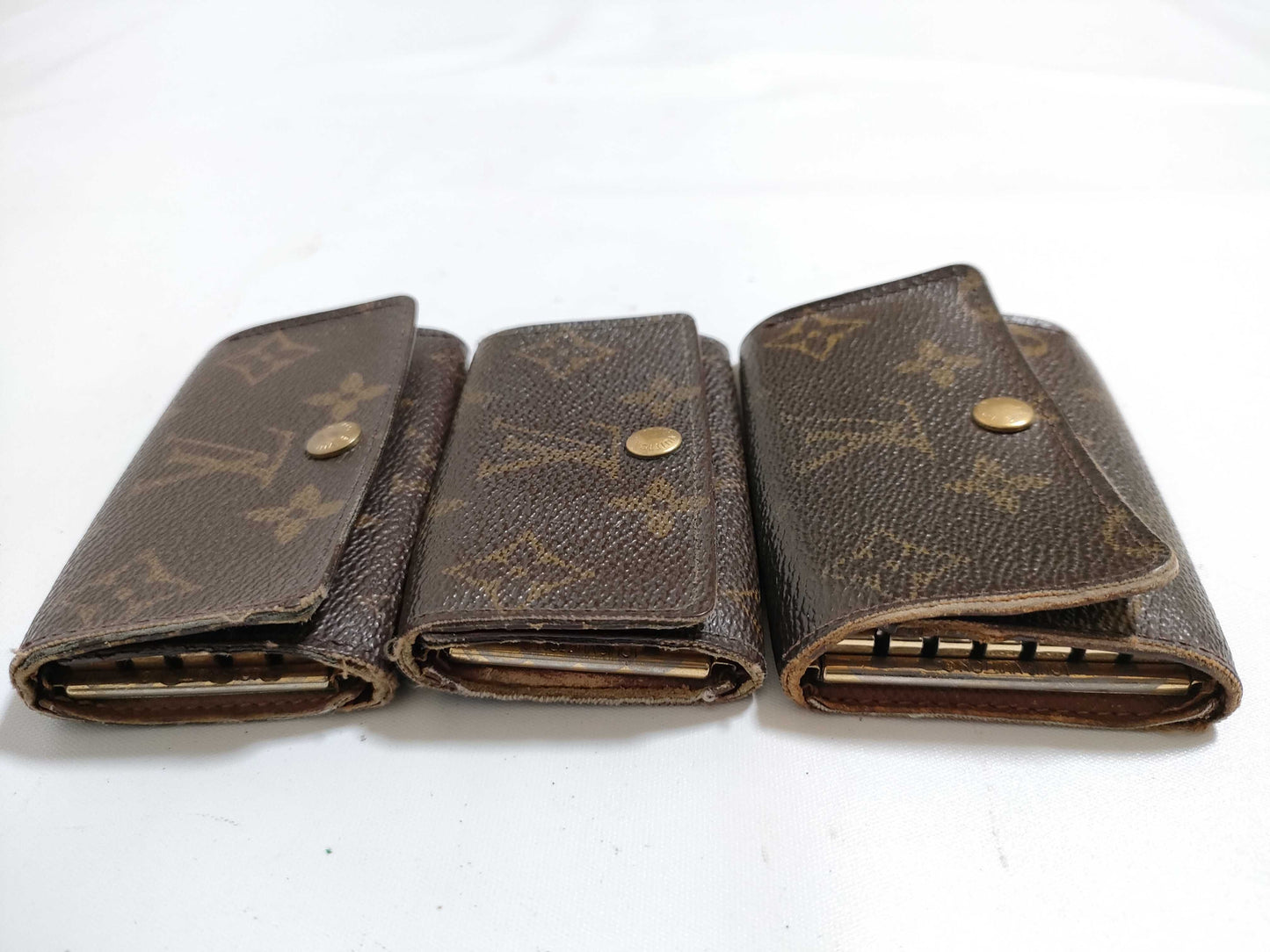 LOUIS VUITTON Monogram Small Items *3 Wallets
