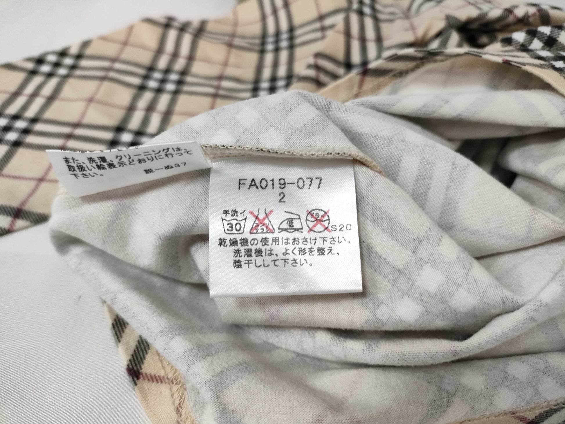 BURBERRY Nova Check Tops Tops