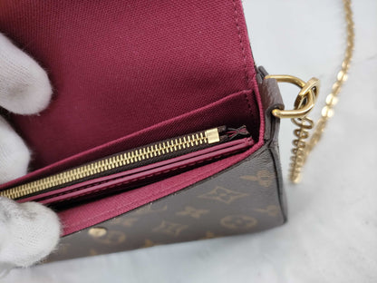 LOUIS VUITTON CA4220 Monogram Pochette Felicie Shoulder Bag