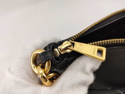 FURLA Leather Chain 2-Way Shoulder Bag