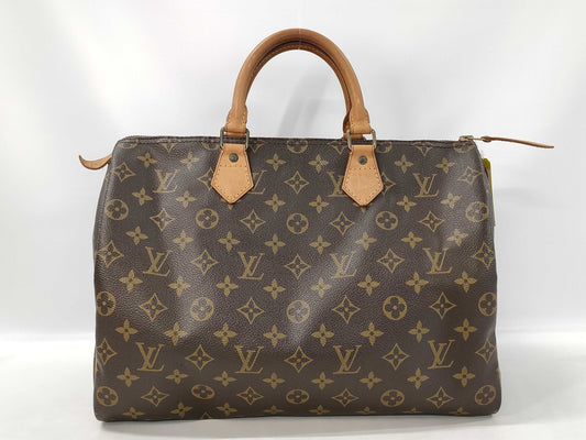 LOUIS VUITTON Monogram Speedy 35 Boston Bag