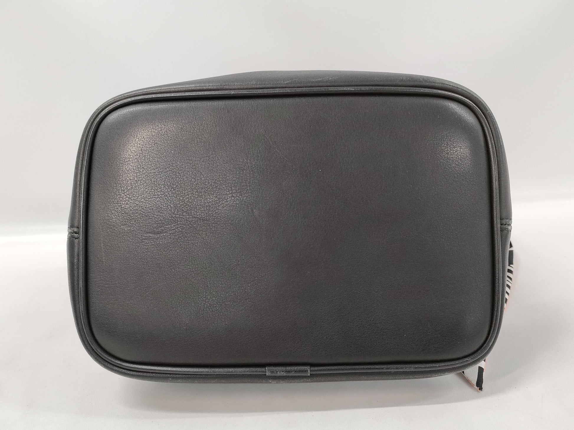COACH Leather Shoulder Bag with Scarf