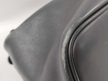 COACH Leather Shoulder Bag with Scarf