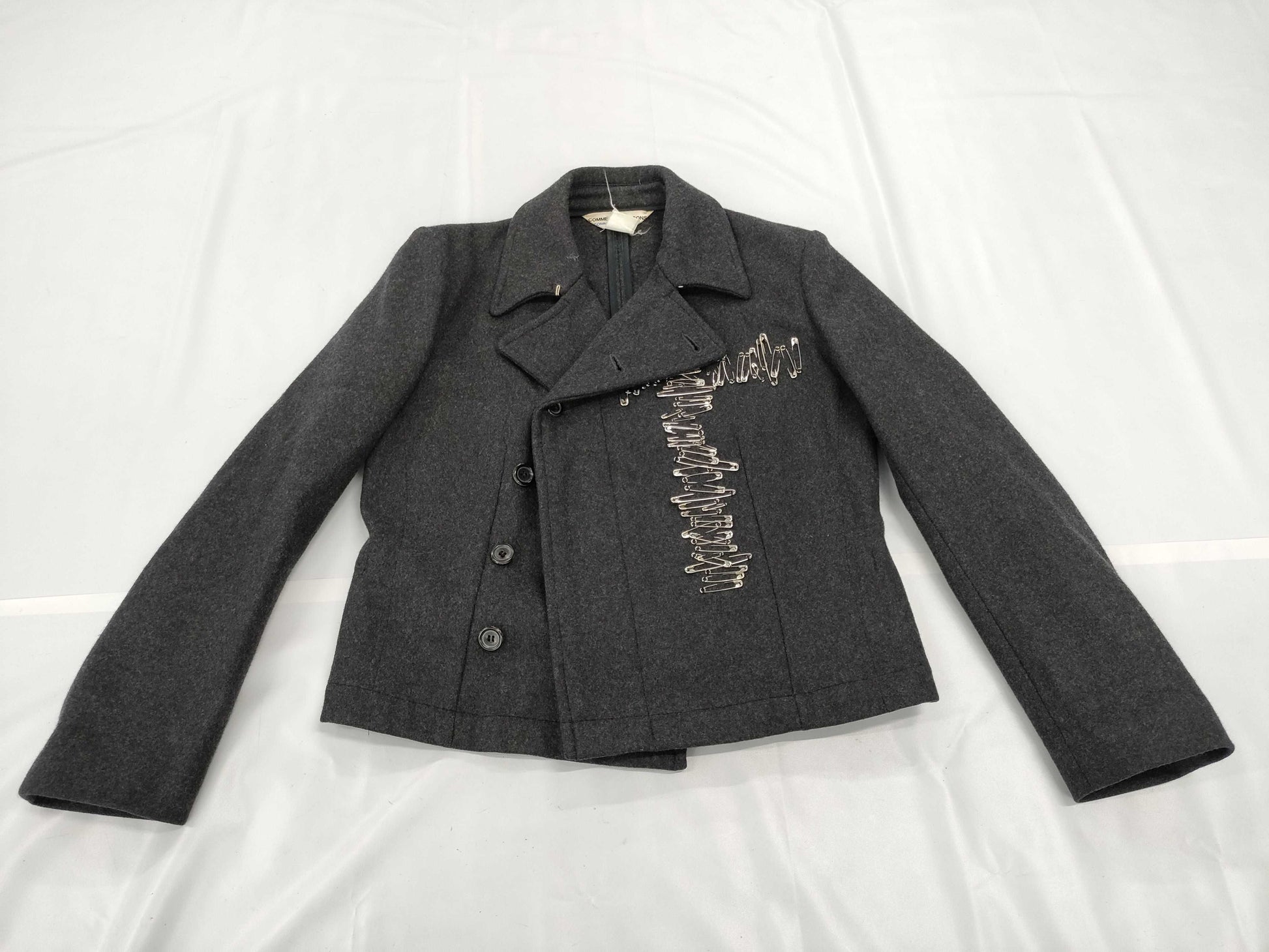 COMME des GARCONS Safety Pin Cloth Wool Jacket