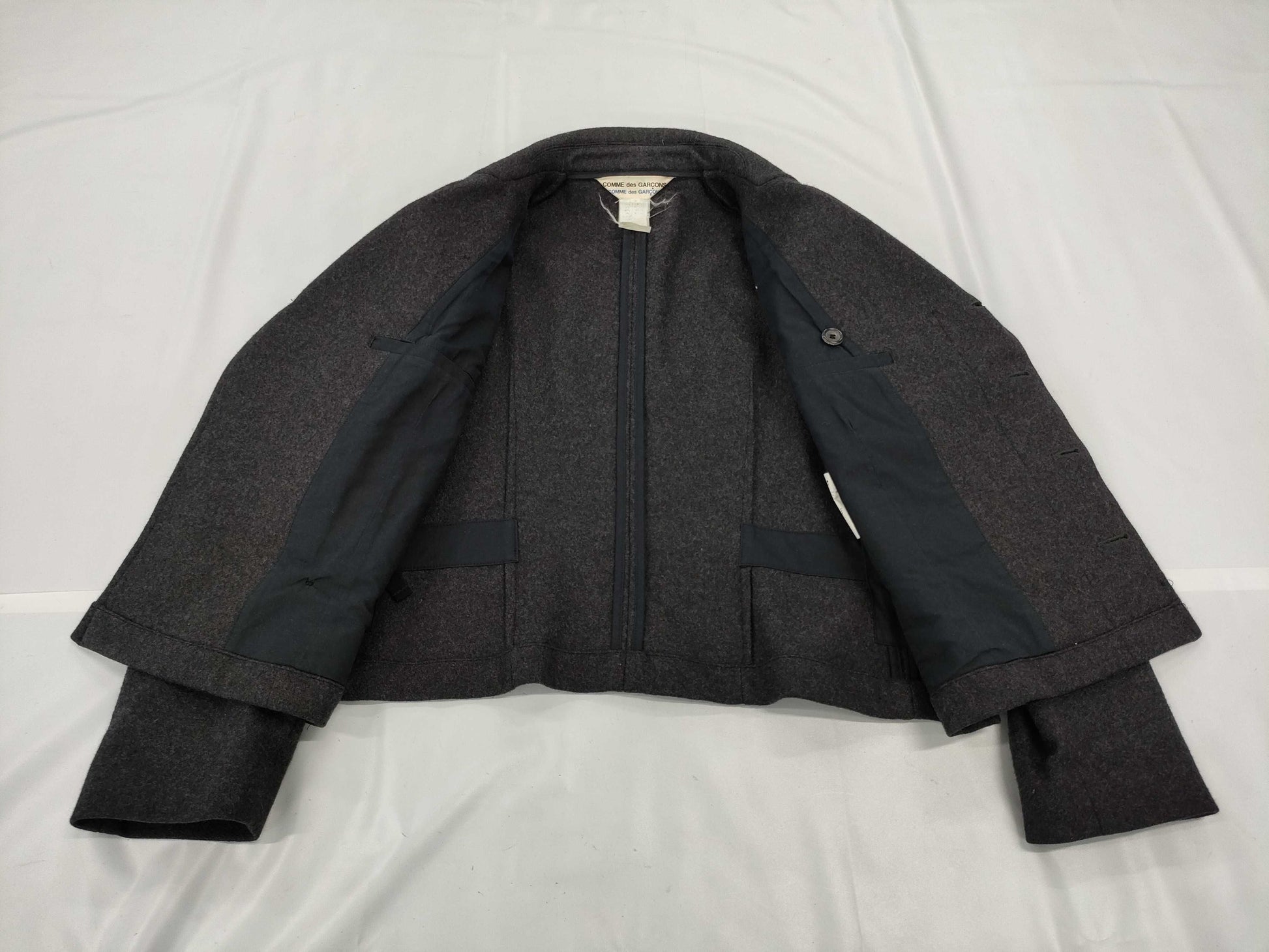 COMME des GARCONS Safety Pin Cloth Wool Jacket