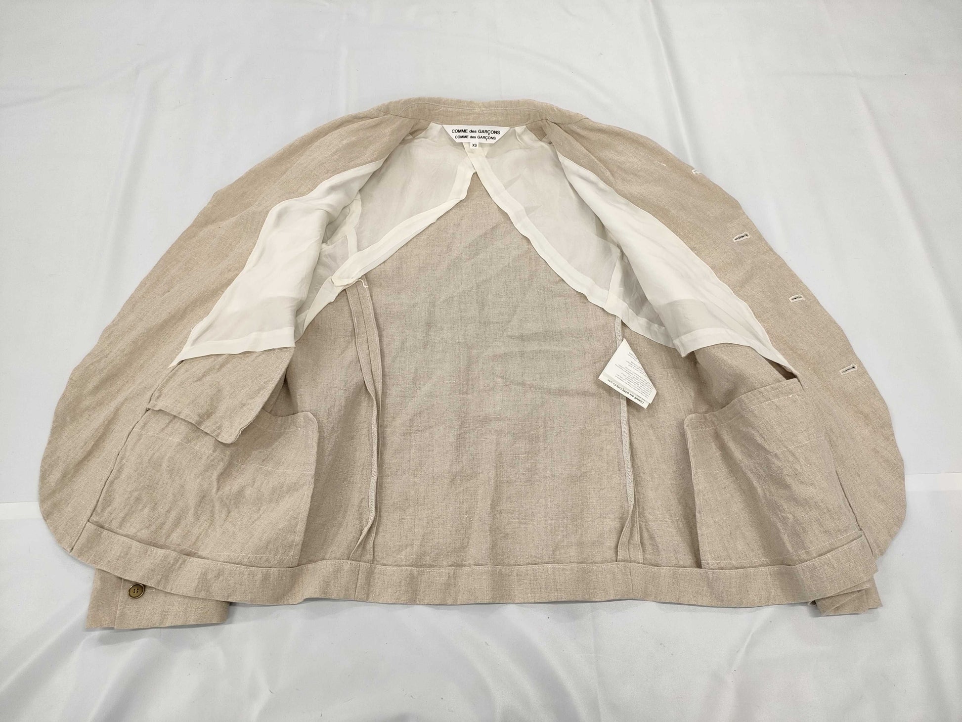 COMME des GARCONS Linen Jacket AD2014 Jacket