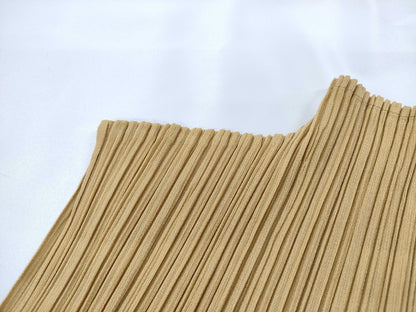 ISSEY MIYAKE Pleats Please patterned tank top
