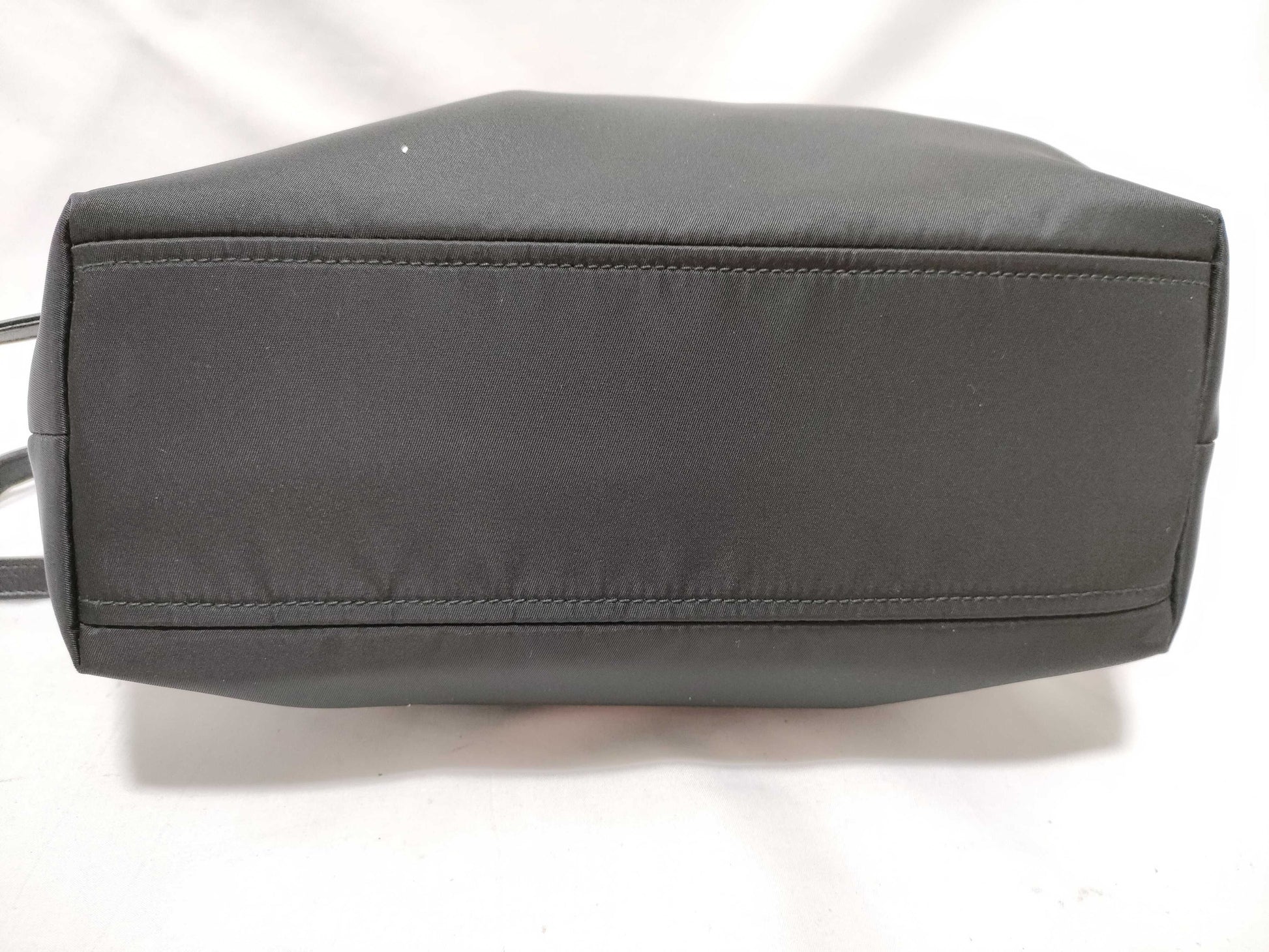 PRADA Nylon Ribbon 2-Way Handbag with Rusted Metal Fittings